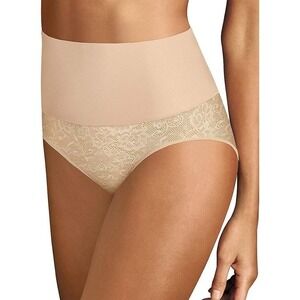 Maidenform Womens Large Beige Swing DM0051 Firm Control Shaping Brief Shapewear
